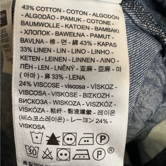 Levi's Kaede Linen Cotton Blend Romper Size Medium NWT - Picture 6 of 11